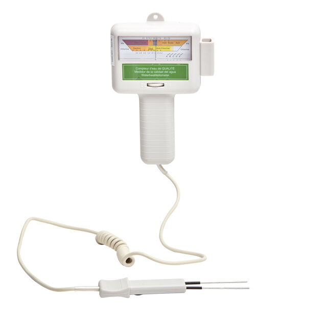 Testeur de chlore et pH &eacute;lectronique pour piscine
