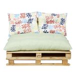 Coussin palette x3 vert