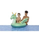 Bou&eacute;e dragon chevauchable Funky vert &Oslash;132xH85cm