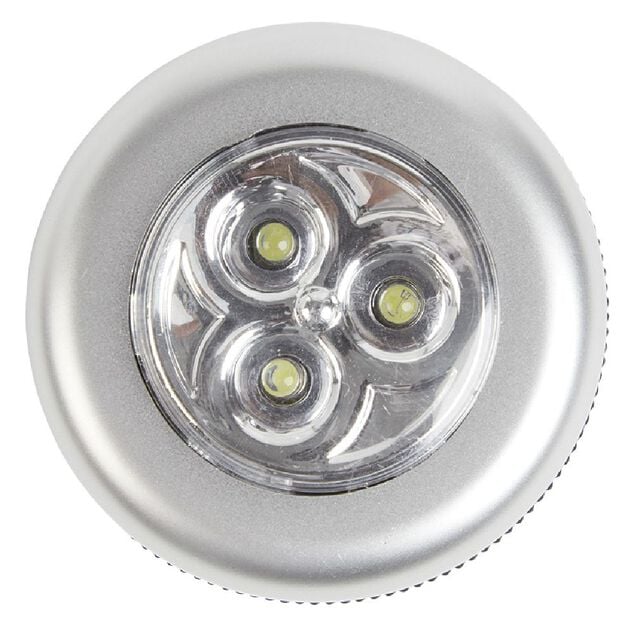 Applique mural push 3 LED blanc