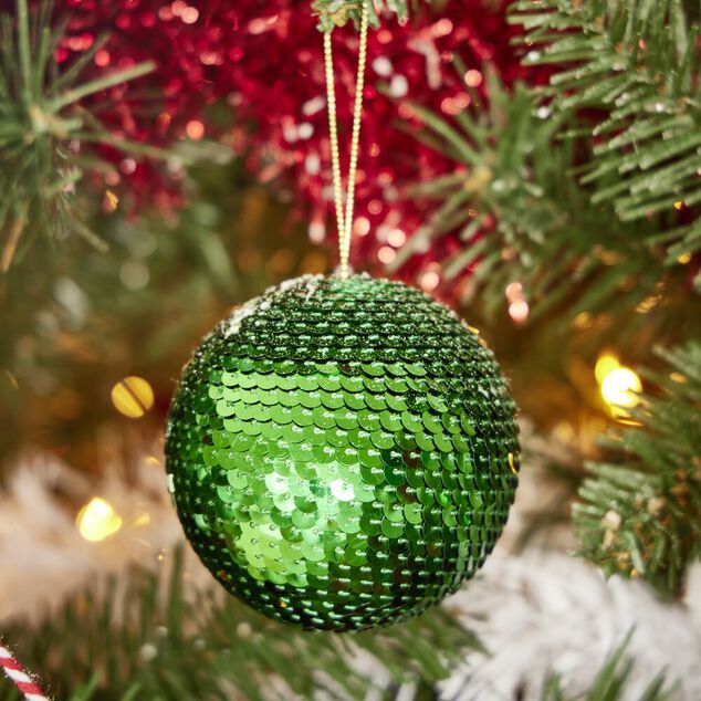 Boule de Noël à sequin (4 modèles)