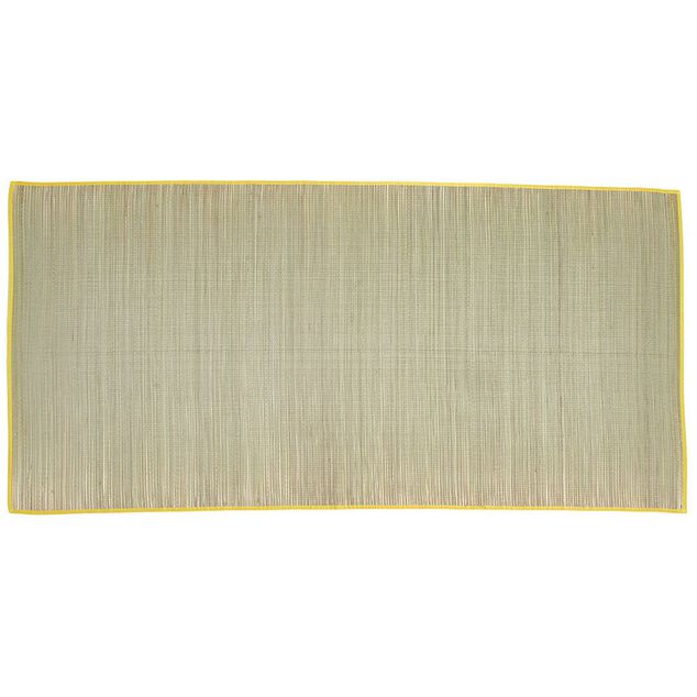 Natte de plage en paille 180x90cm - 3 coloris