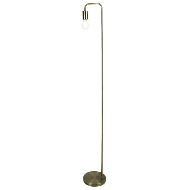 Lampadaire filaire dor&eacute; &Oslash;20xH150cm