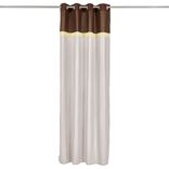 Rideau polycoton 140x240cm bicolore