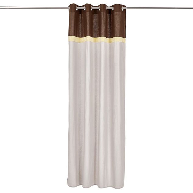 Rideau polycoton 140x240cm bicolore