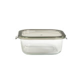 Boîte alimentaire en verre avec couvercle en plastique 800ml