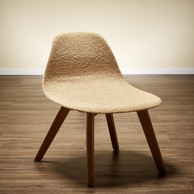 Housse de chaise en tissu bouclette extensible 4 couleurs unies