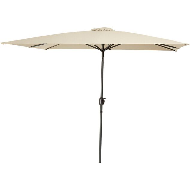 Parasol centr&eacute; HAVANE taupe