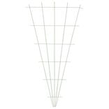 Treillis &eacute;ventail V m&eacute;tal vert 75xH140cm