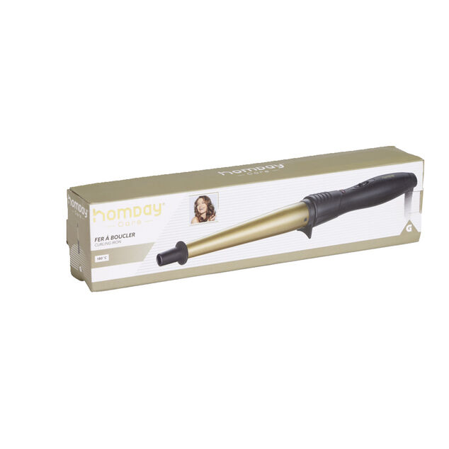 Fer &agrave; boucler pour cheveux 180&deg;C Homday
