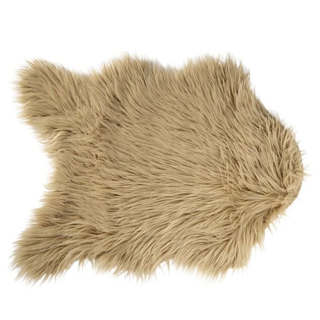 Tapis peau de b&ecirc;te effet fourrure (3 mod&egrave;les)
