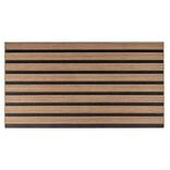 Panneau d&eacute;coratif x5 adh&eacute;sif acoustique fa&ccedil;on tasseaux de bois 32x60cm