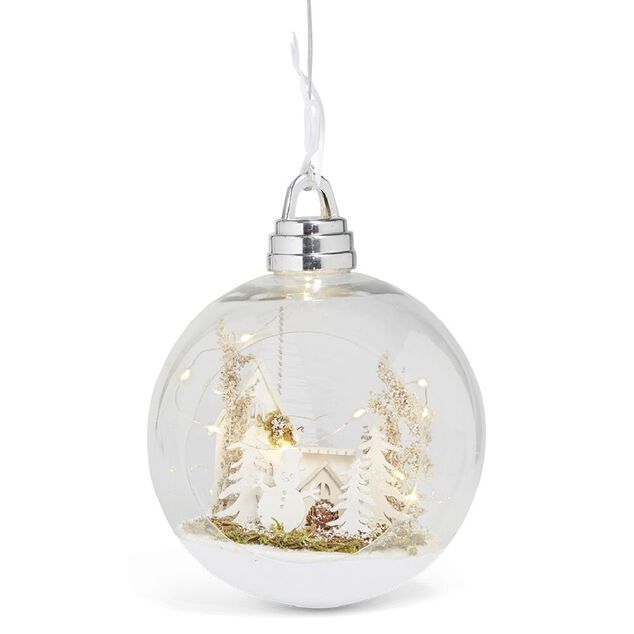 Boule lumineuse &agrave; suspendre &Oslash;20,5cm - 2 mod&egrave;les