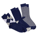 Chaussettes homme tige longue polycoton 3 paires 41/45