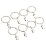 Lot de 8 anneaux à pince pour rideau