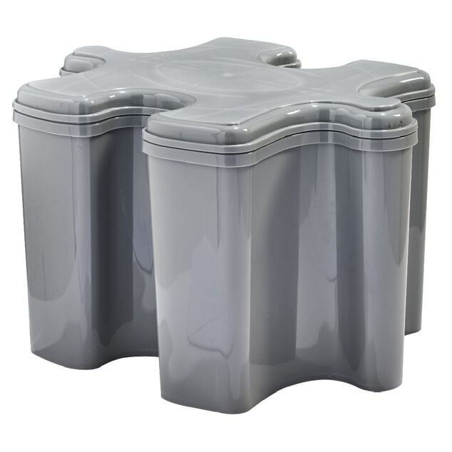 Bo&icirc;te de rangement forme pi&egrave;ce de puzzle