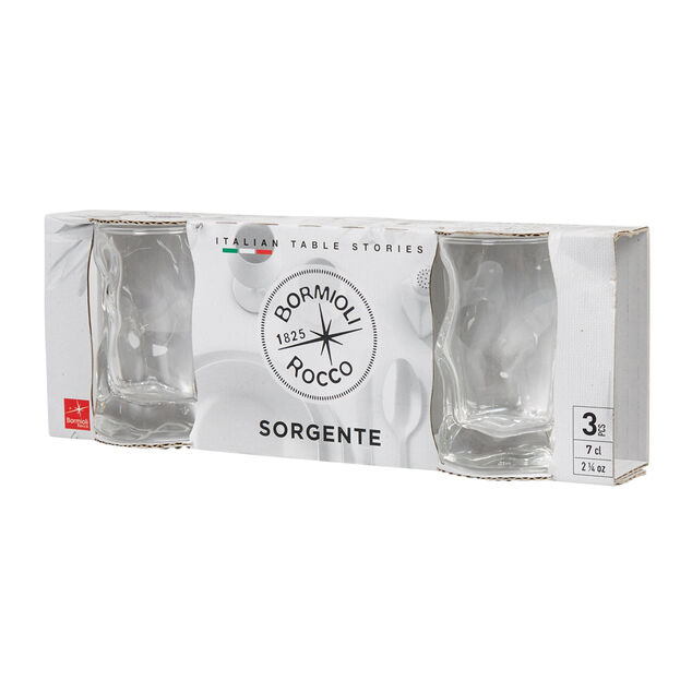 Verre &agrave; liqueur Bormioli Rocco Sorgente x3