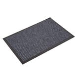 Tapis d'entrée intérieur anti-dérapant gris 40x60cm