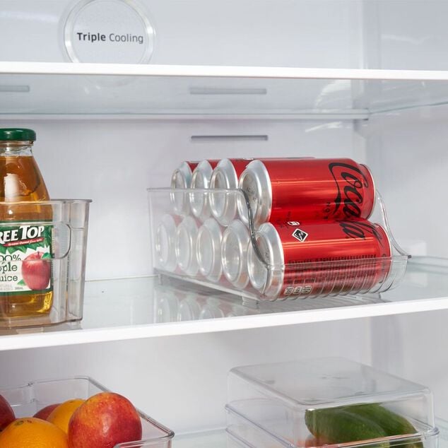 Bac de rangement frigo distributeur canettes 34x13xH10cm