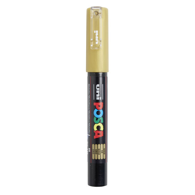 Marqueur cr&eacute;atif Posca pointe extra fine dor&eacute;e