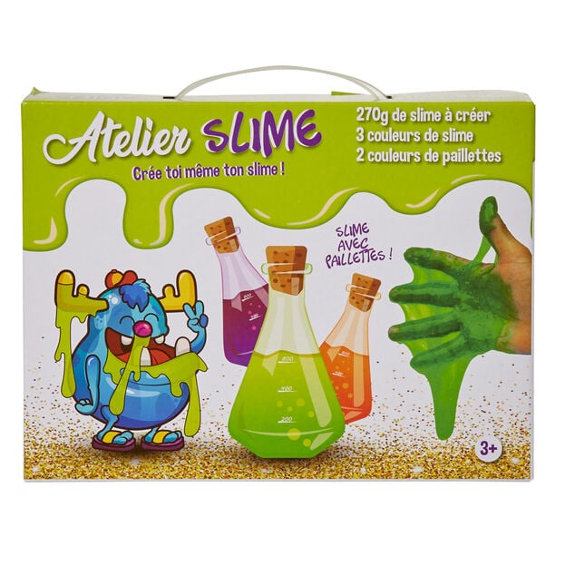 Kit cr&eacute;ation p&acirc;te slime