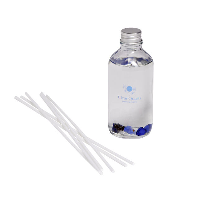 Diffuseur senteur avec pierres semi pr&eacute;cieuses et 6 b&acirc;tonnets - 4 mod&egrave;les