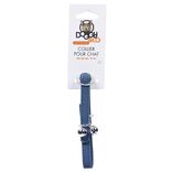 Collier pour chat avec grelot bleu
