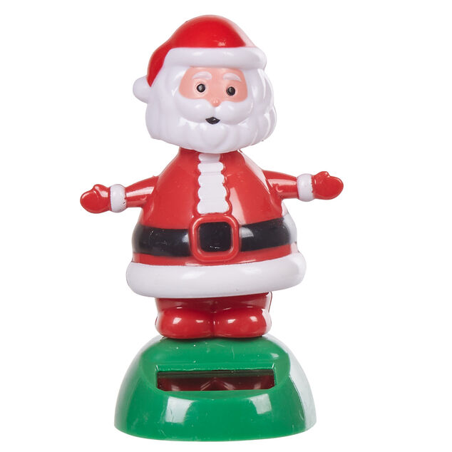 Figurine solaire p&egrave;re No&euml;l