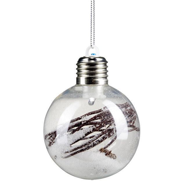 Boule lumineuse de Noël Ø8cm