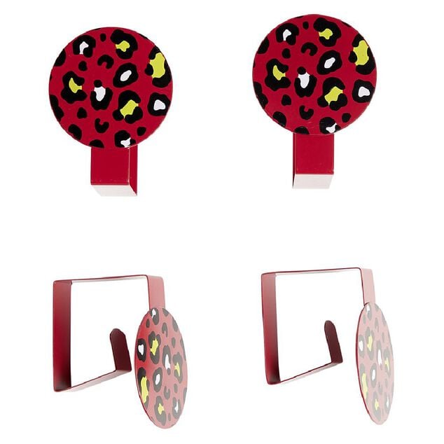 Pince nappe fantaisie m&eacute;tal x4 - 7x5,5xH4cm