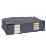 Housse de rangement dessous de lit Gris - L65 x l45 x H15,5 cm