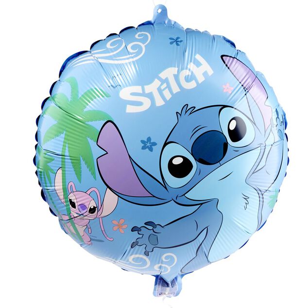 Ballon aluminium Disney Stitch bleu &Oslash;40cm