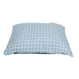 Matelas pour chien quadrillage bleu et blanc Taille S 60x45xÉp8cm