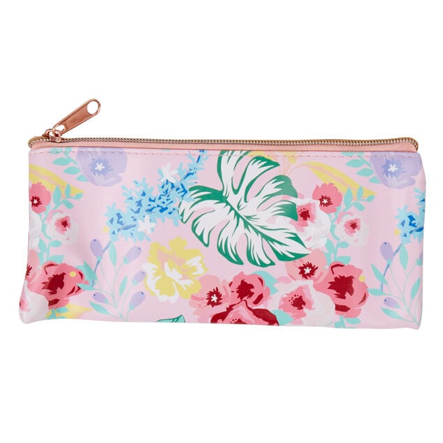 Trousse motif floral