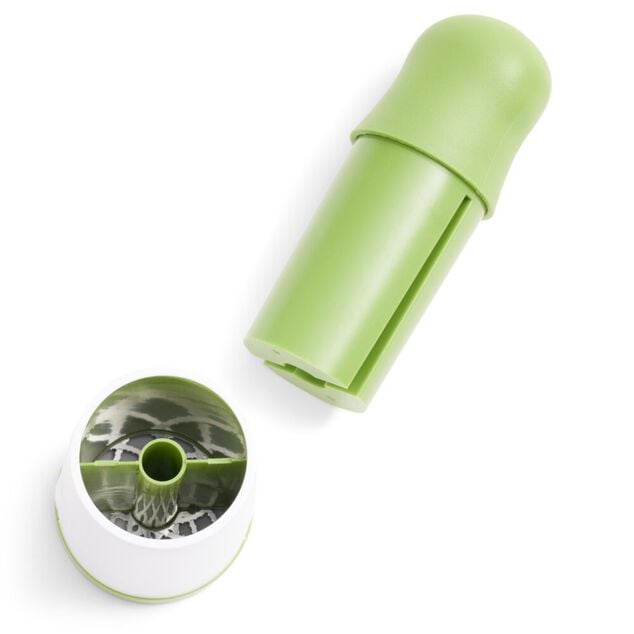 Hachoir broyeur m&eacute;langeur &agrave; herbes manuel &Oslash;7xH16,8cm