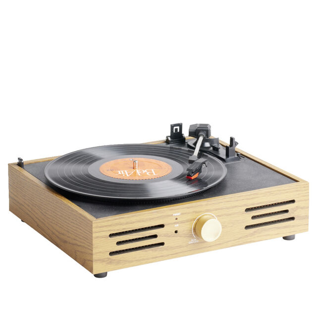 Platine vinyle vintage enceinte bluetooth 2en1