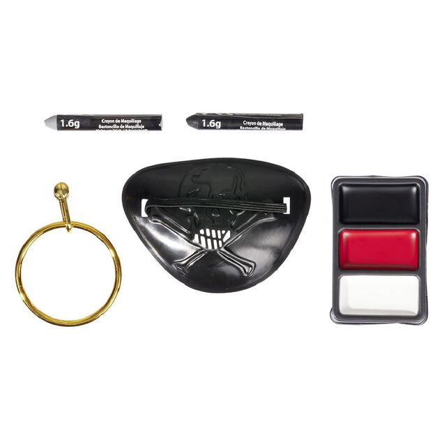 Kit maquillage Halloween pirate blanc