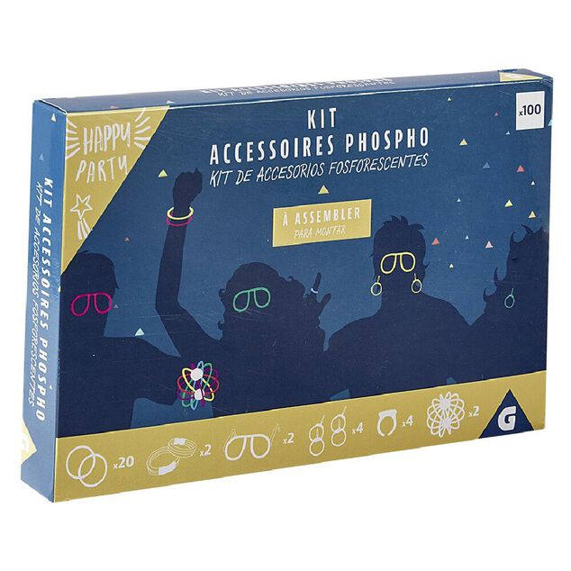 Kit d'accessoires phosphorescents