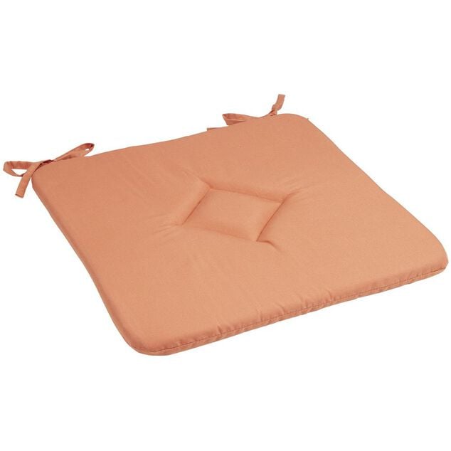 Galette de chaise carr&eacute;e unie