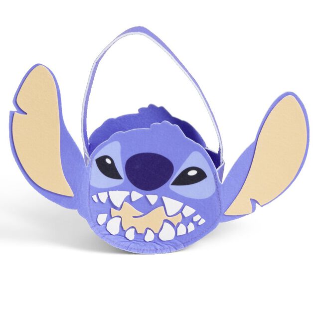 Seau &agrave; bonbons Halloween Disney Stitch bleu