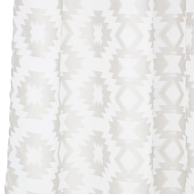 Voilage polyester 140x240cm jacquard beige