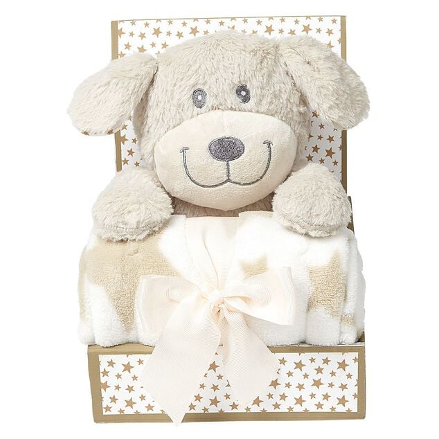Plaid enfant avec peluche