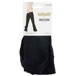 Mi-bas opaque noir 20D x3