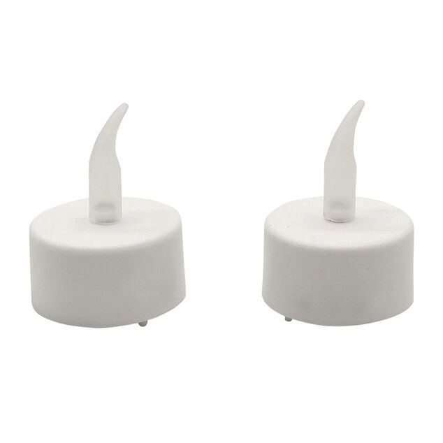 Bougie lumineuse &agrave; led blanc x2