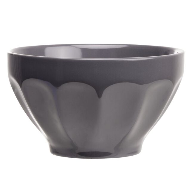 Bol gris en faïence