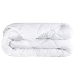 Couette tempérée 240x220cm 2 personnes uni blanc