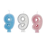 Bougie anniversaire chiffre 9