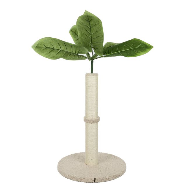 Arbre &agrave; chat forme plante &Oslash;35xH45cm