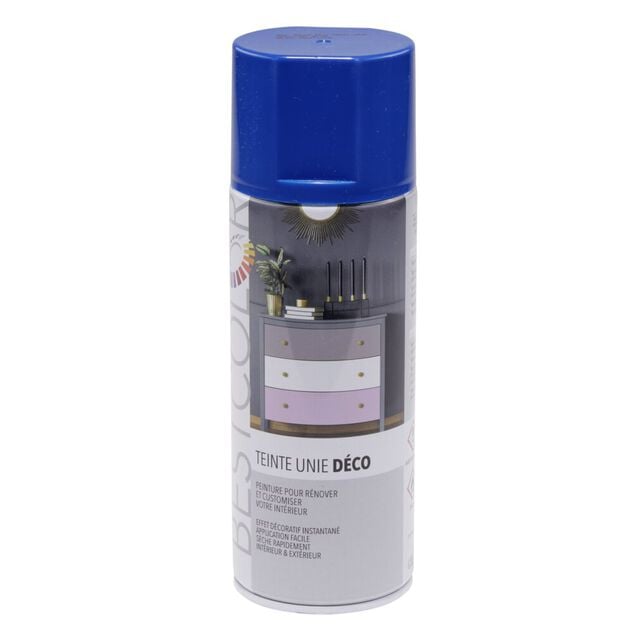 Peinture int&eacute;rieur ext&eacute;rieur bleu gentiane 400ml