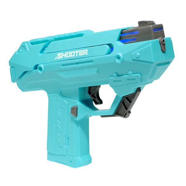Pistolet &agrave; eau &eacute;lectrique lumineux port&eacute;e 7m (2 mod&egrave;les bleu ou rouge)